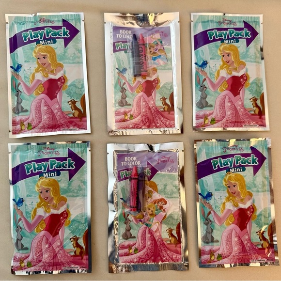 Disney Princess Mini Play Pack’s - 6 Packs NEW - Picture 1 of 3